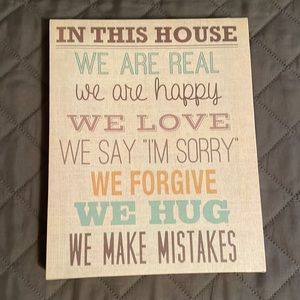 “In This House” Canvas Print